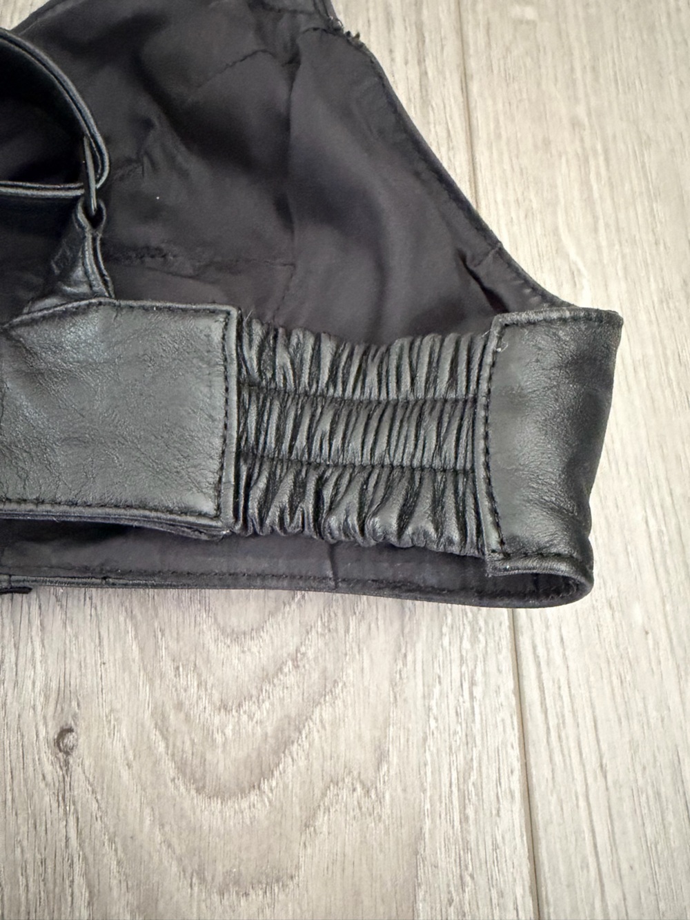 Harley Davidson Vintage Genuine Leather Bra Top size Medium - Picture 10 of 12